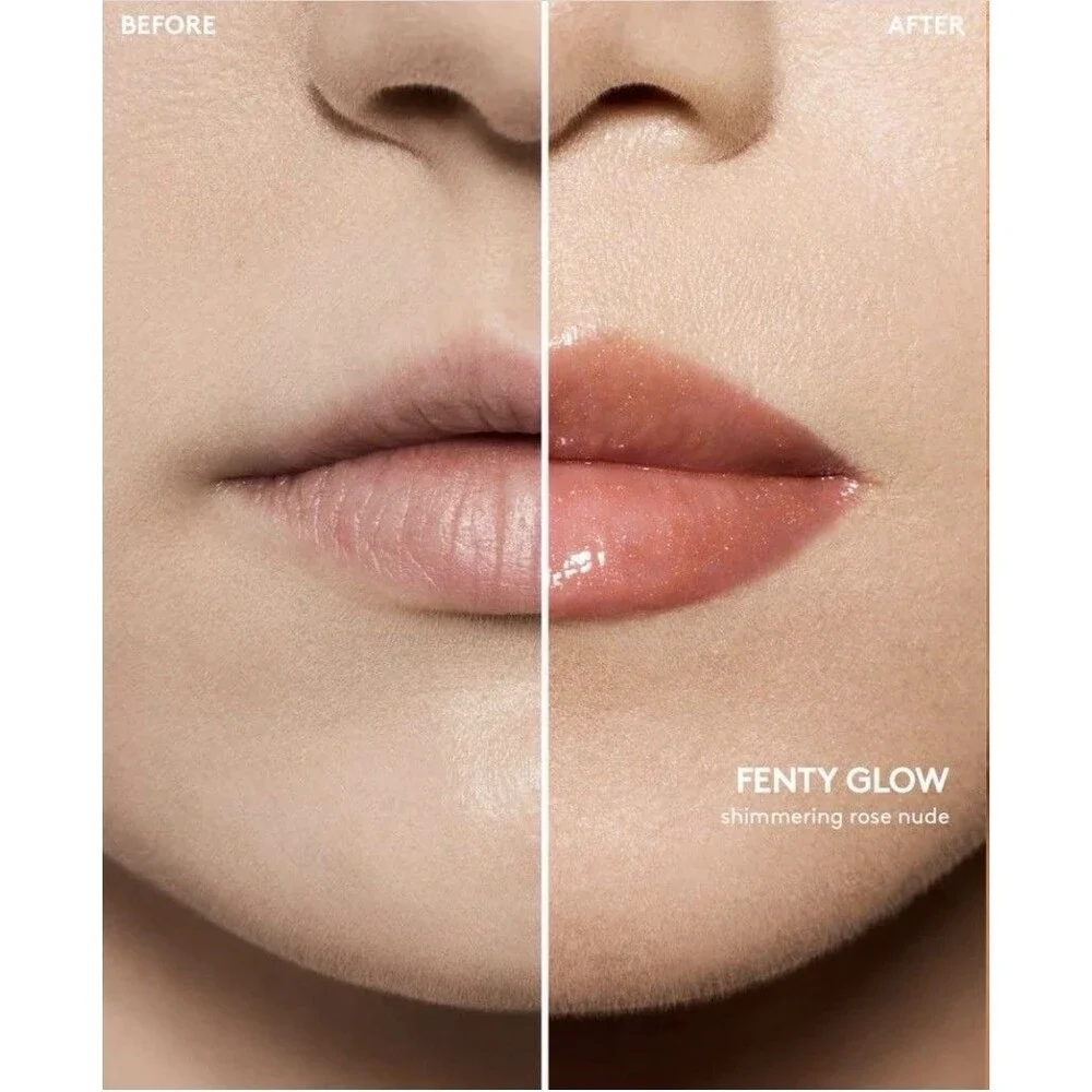 FENTY BEAUTY BY RIHANNA GLOSS BOMB LUMINIZING LIP OIL N GLOSS  06 FENTY GLOW